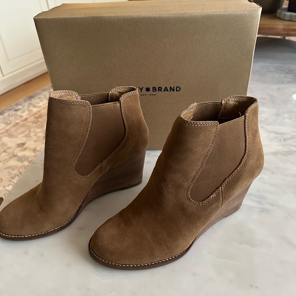Lucky Brand Women's Tan Ankle Booties
